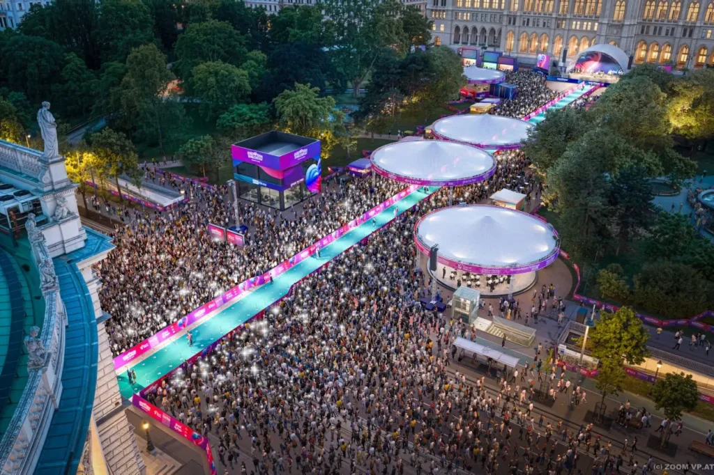 ESC startet in Wien: Glanzvoller Auftakt zum 70. Song Contest